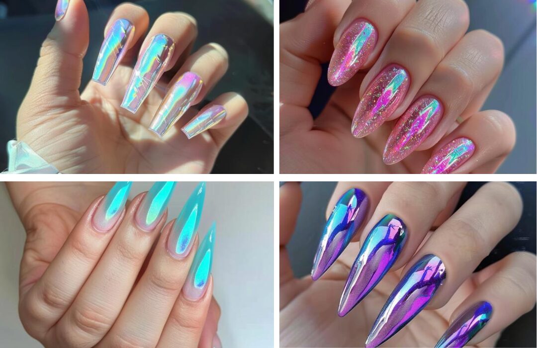 iridescent nail designs