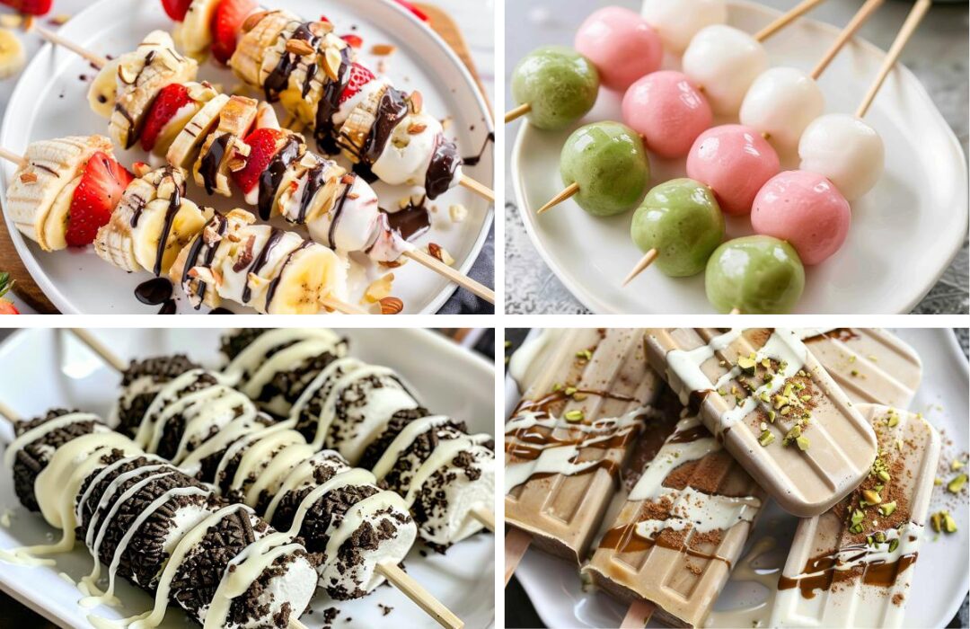 desserts on a stick