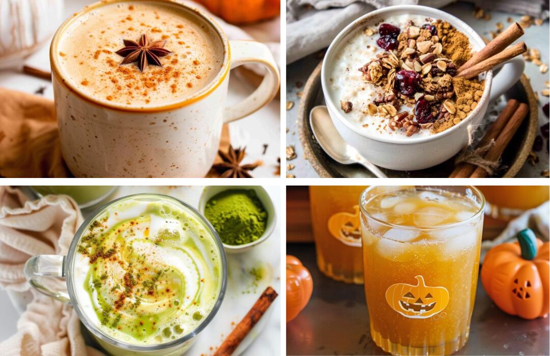 fall pumpkin drinks