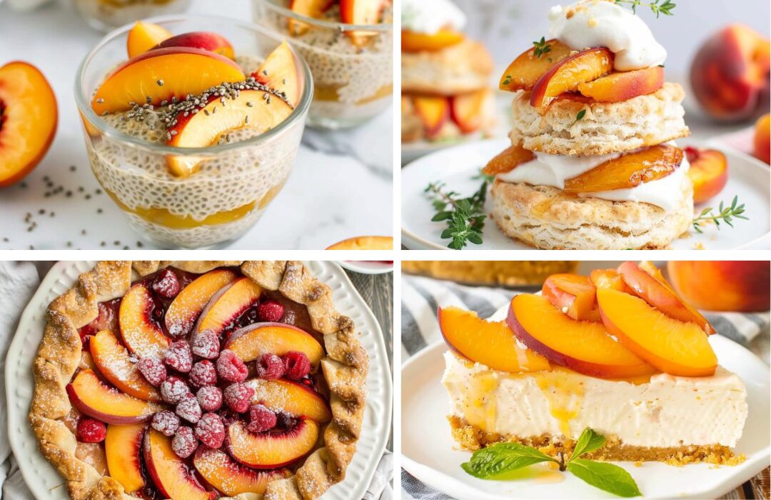 peach desserts