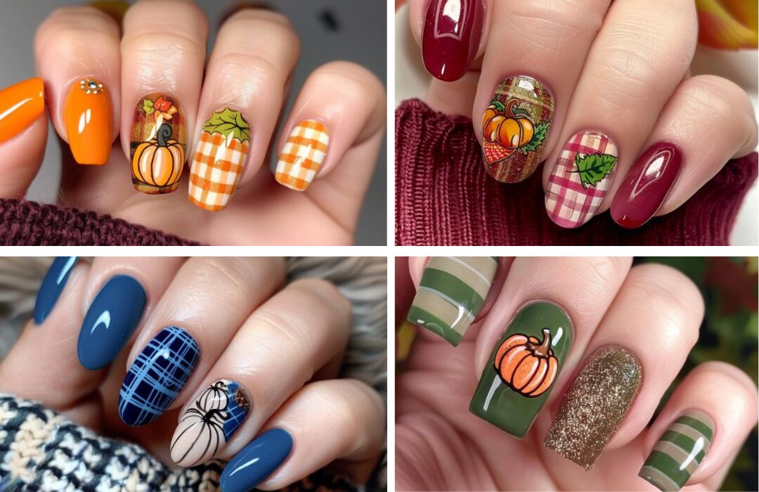 pumpkin nails