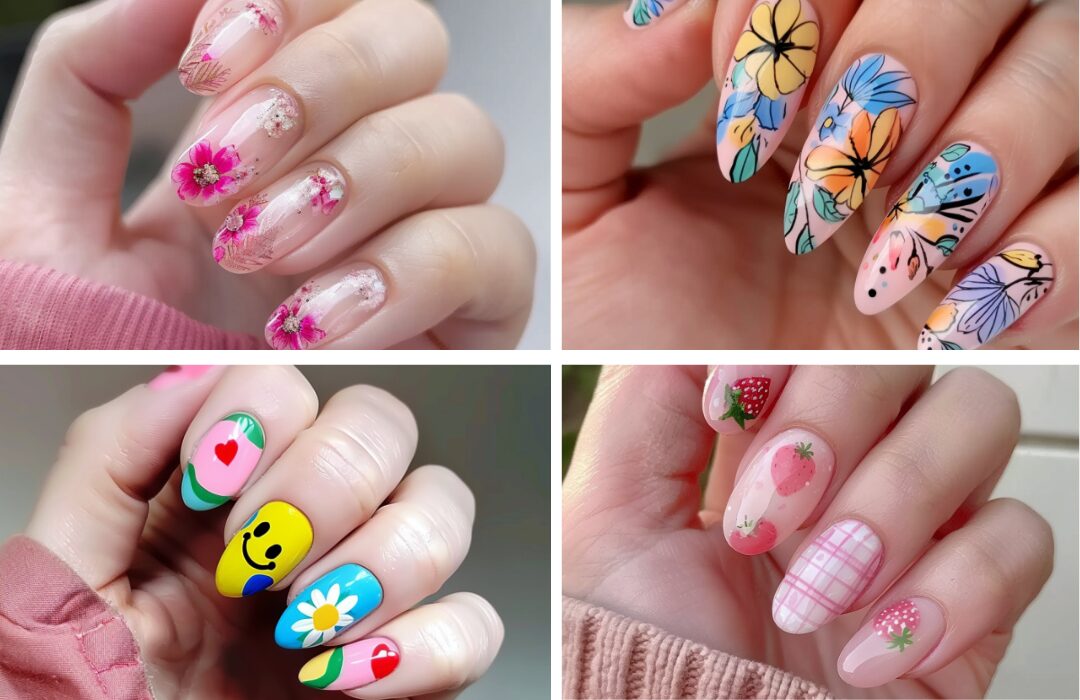 spring nails lovely life balanced